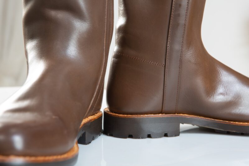 Bota piel marrón chocolate 2025 - Imagen 3